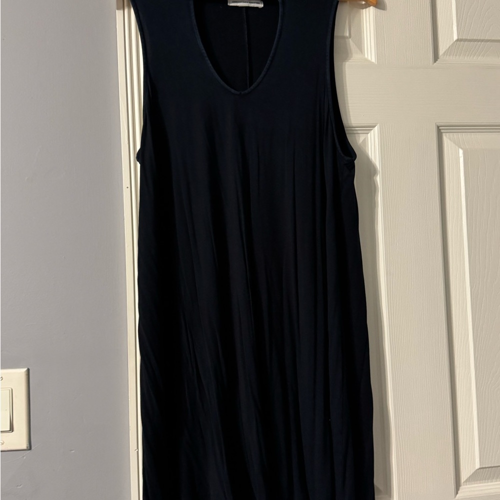 American Eagle Outfitters Black Sleeveless V-Neck Sheath Dress